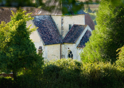 Eglise Notre-Dame d'Autheuil dans le Perche, à proximité du domaine de Bellegarde