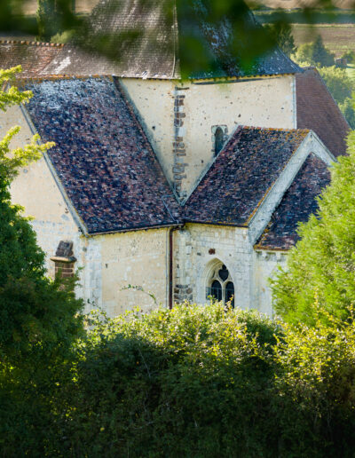 Eglise Notre-Dame d'Autheuil dans le Perche, à proximité du domaine de Bellegarde